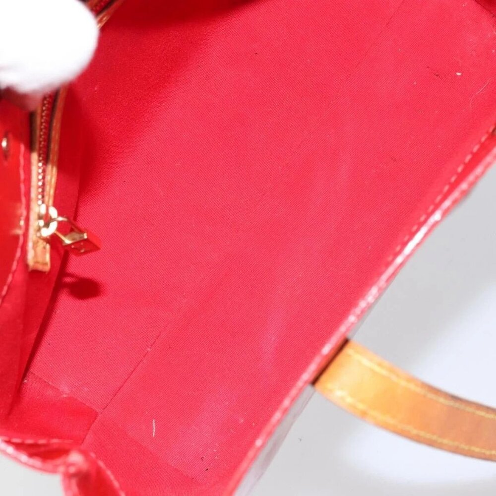 LOUIS VUITTON Monogram Vernis Reade PM Hand Bag Red Rouge M91088 LV Auth ep12416 - Picture 12 of 15